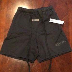 Fear of God Essentials Black Shorts